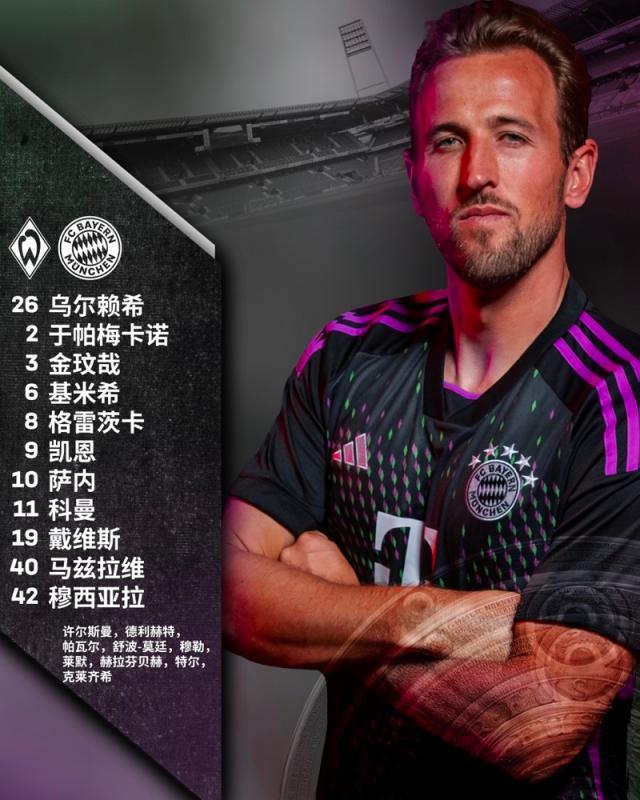 开云APP-【德甲】凯恩传射建功，萨内梅开二度，拜仁4-0开门红