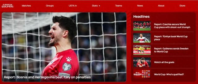 开云-世预赛欧洲区大结局 波黑队、瑞典队、土耳其队、捷克队晋级|世界杯|点球大战|丹麦|波兰|美加墨世界杯_新浪新闻